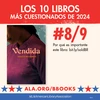 Los 10 Libros Más Cuestionados de 2024. #8/9: Vendida. Por qué es importante este libro: bit.ly/soldBR ALA.org/BBooks American Library Association