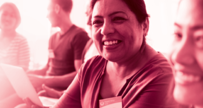 group of people having a conversation about accessibility