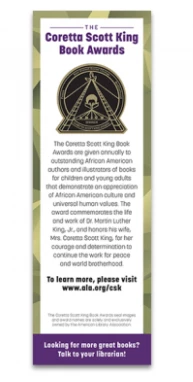 CSK Bookmark, available at the ALA Store