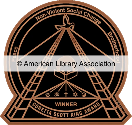 CSK Book Award Winner Seal, in bronze, available at the ALA Store