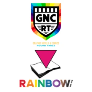 Rainbow GNCRT Shield logo and the Rainbow Round Table logo