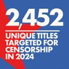 2,452 unique titles targeted for censorship in 2024. ALA American Library Association.